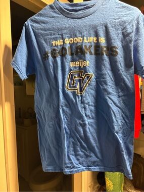 Meijer GV Blue Short Sleeve Tee - The Good Life Is #GOLAKERS